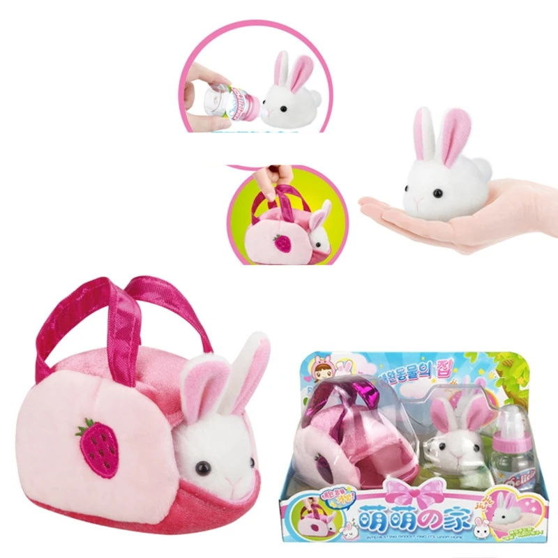 

77HD Electronic Pet Plush Toy with Sound Family Interactive Toy Toddler Girls Gift Children Age 6+ Cute Animals Toys