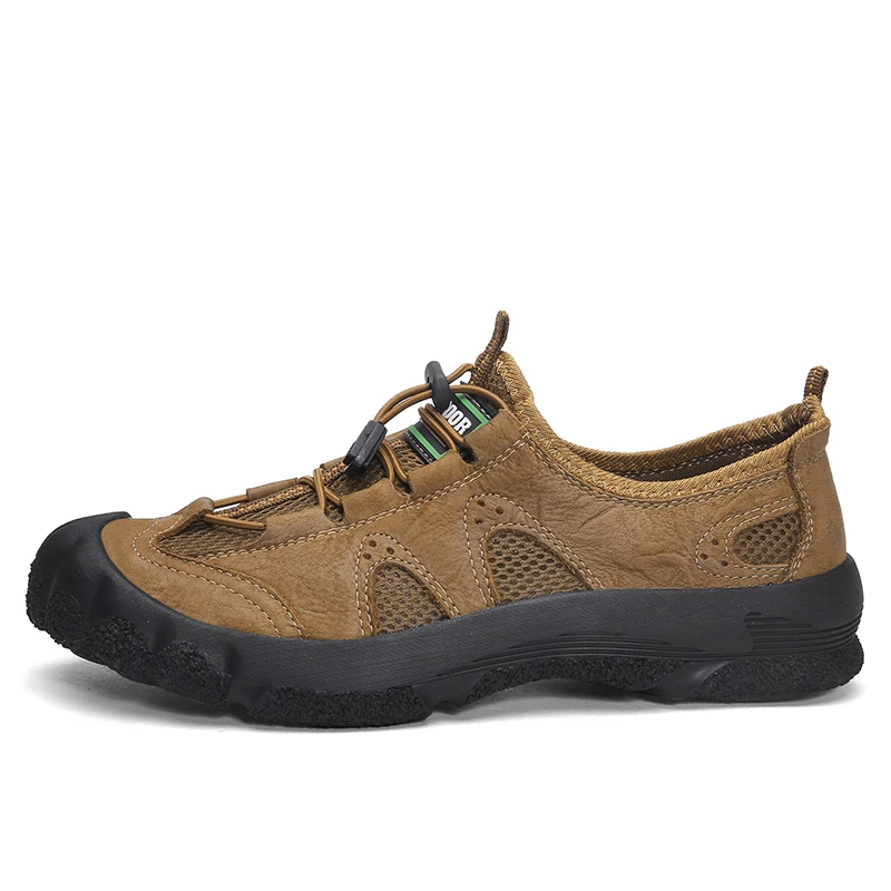 Мужские кроссовки для активного отдыха дышащие сетчатые замша обувь