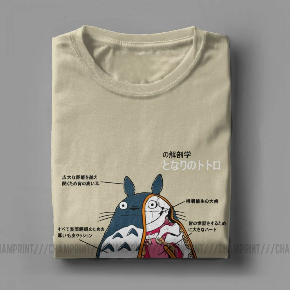 Футболка мужская с рисунком анатомии соседа Хаяо Миядзаки манга Япония Ghibli Totoro
