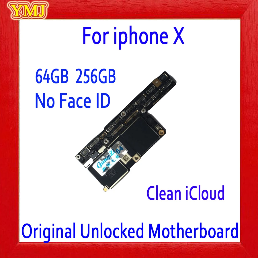Factory unlocked for iphone X Original Motherboard with Face ID/Without ID IOS System Logic board Mainboard | Мобильные телефоны и