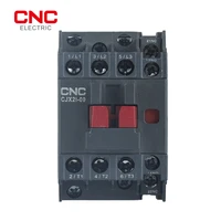 cnc cjx2i ac contactor 3p 220v 5060hz 1nc1no din rail mounted household modular 9a12a18a25a32a