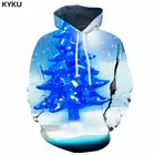 3d толстовки, рождественские свитшоты, Мужская Рождественская наклейка, синий свитшот с рисунком, новогодняя толстовка с капюшоном, Забавный принт унисекс