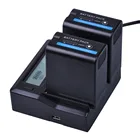 2pcs 14,4 V BP-U60 BP U60 аккумулятор и ЖК двойное быстрое зарядное устройство для Sony PMW-160,PMW-300,PMW-EX3,PMW-EX280,PXW-FS7,PXW-FX6