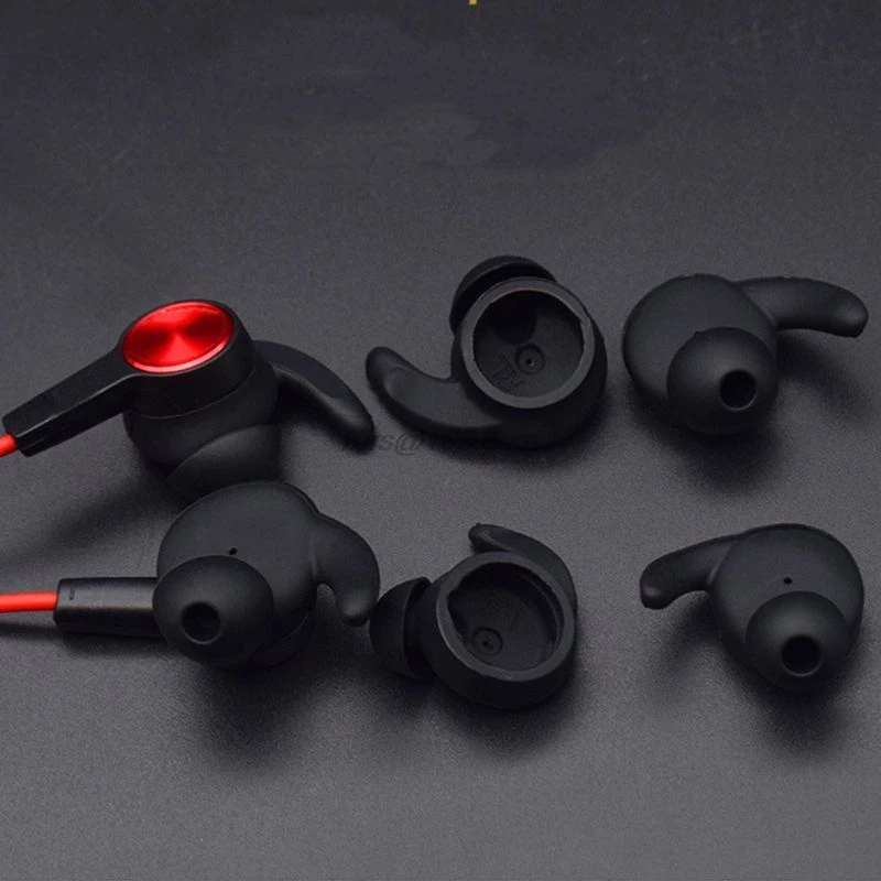 Чехол для наушников-вкладышей 3 пары Мягкие силиконовые наушники-крючки Замена