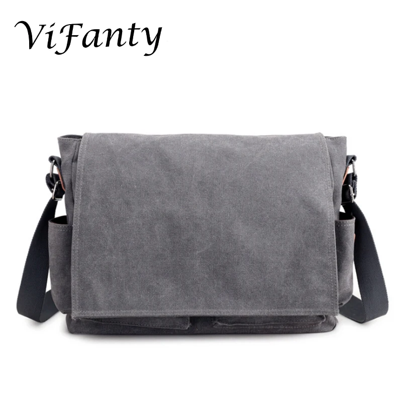 Холщовая сумка мессенджер через плечо Книжная деловая сумка|Сумки-кроссбоди| |