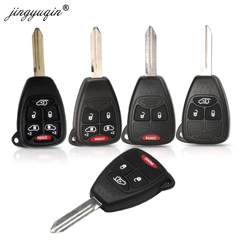 Пульт дистанционного управления jingyuqin 3/4/5/6 чехол для ключей Dodge Dakota Durango Charger Jeep Grand