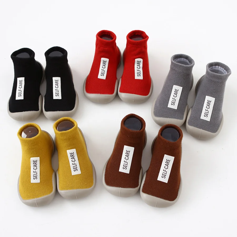 

2021 New Arrival Toddler Girl Shoes Newborn Casual Cute Shoes Infant First Booties Walkers Baby Socks Calcetines Zapatos Bebe