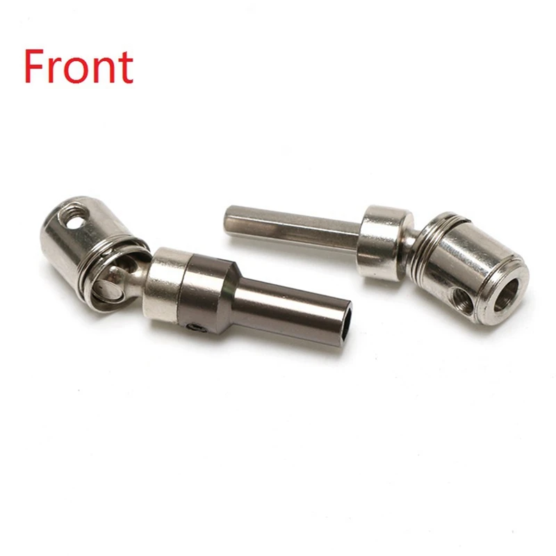 

2Pcs Metal Front & Rear CVD Drive Shaft for Feiyue FY03 FY-03 FY-01/02/07 Q39 1/12 RC Car Upgrade Parts Accessories