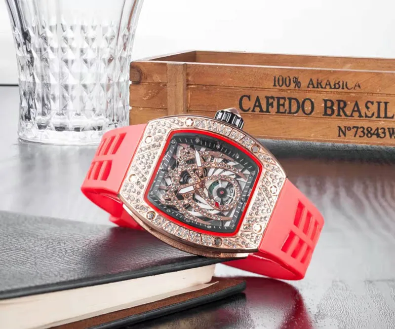 Часы наручные мужские кварцевые с двойным циферблатом люксовые большие кожаным