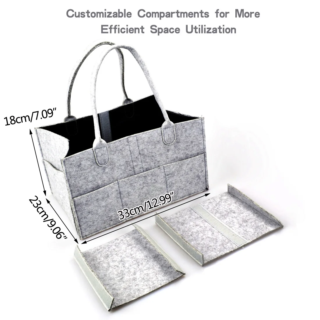 Новый 2019 макияж для женщин Органайзер войлочная Ткань Вставить сумка