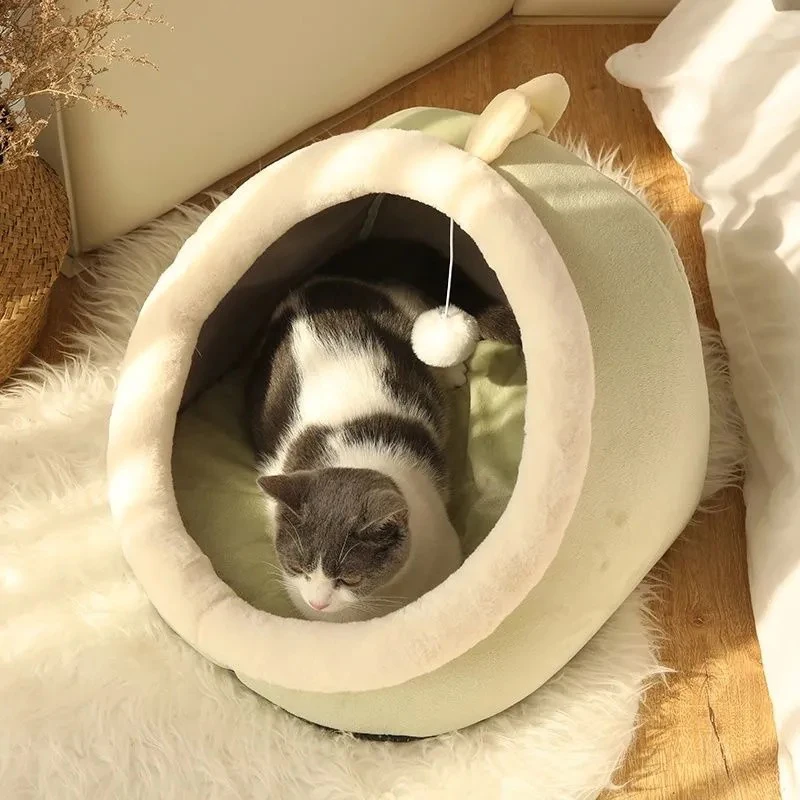 

Теплая корзина для домашних животных, уютная котята, яркая палатка для кошек, очень мягкий маленький коврик для собак, сумка для моющихся пе...