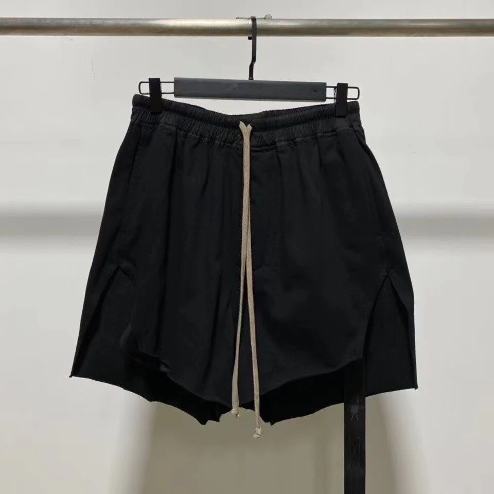 21ss Owen Seak Men Casual Short Cotton Harem Gothic Style Men's Clothing Sweatpants Summer Women Loose Black White Shorts