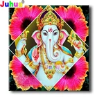 Алмазная живопись 5d Elephant Hindus Ganesha, сделай сам, вышивка крестиком, квадратные и круглые формы, наборы для вышивки стразы, Цветочный портрет,