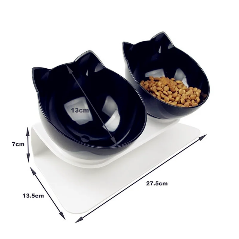 

Миска для домашних животных и кошек с держателем, противоскользящая миска для кошек, миска для кормления домашних животных, миска для воды, ...