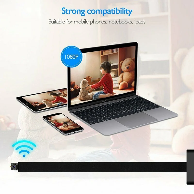 Портативная мини-камера HD 1080P с Wi-Fi и поддержкой дистанционного просмотра скрытая