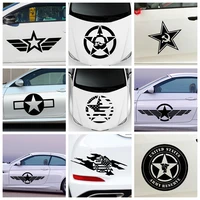 vinyl army star stickers ussr and decals motorcycle car styling accessories