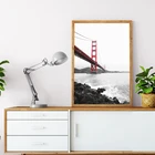 Фотография с изображением моста с золотыми воротами, США, Сан-Франциско, постер, настенная живопись, картина для гостиной, домашний декор