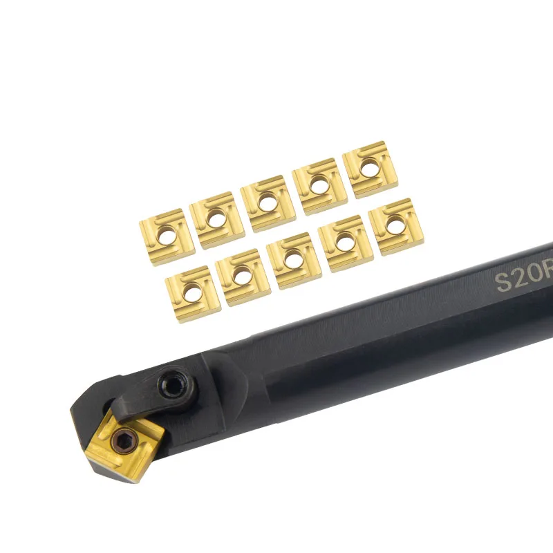 

1pc S20R-MSSNR12 S25S-MSSNR12 S32T-MSSNR12 Internal Turning Tool Holder SNMG Carbide Inserts Lathe Bar CNC Cutting Tools Set