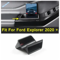 lapetus auto styling black inner side door storage box 2pcs fit for ford explorer 2020 2022 plastic interior parts accessories