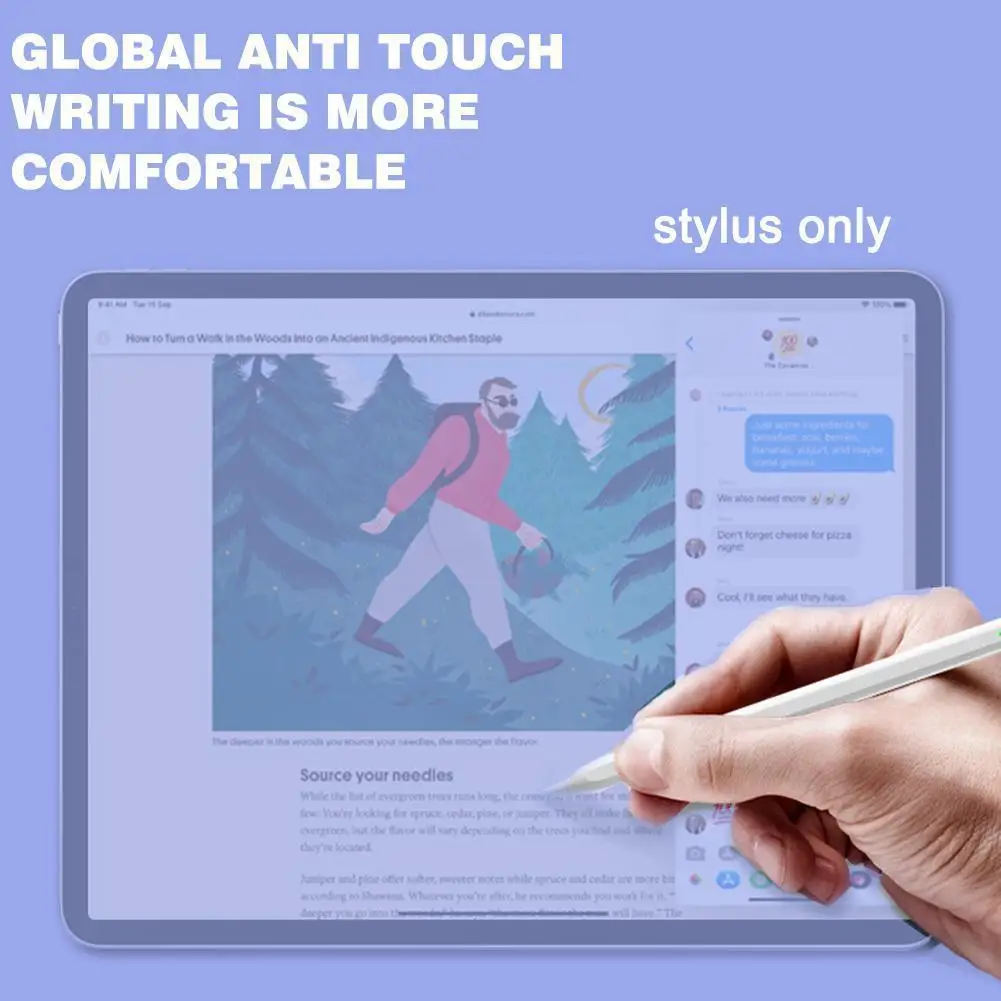 

For Pencil 2 23th Gen Bluetooth Stylus Pen For Drawing Pen For 2021 2020 2019 2018 With Power Display K4v8