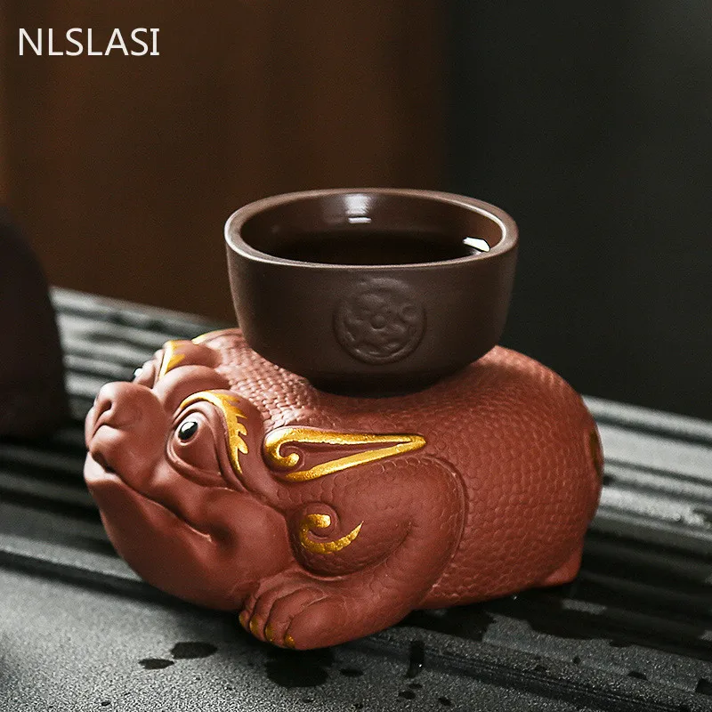 Чайные украшения для домашних животных Lucky Pig бутик может поднять фиолетовый