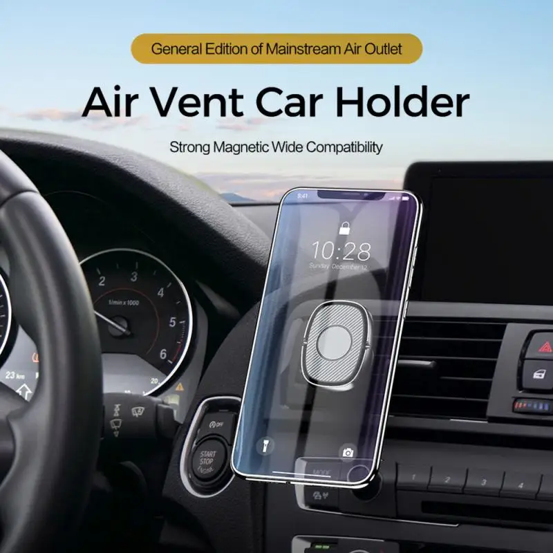 360 Rotation Mini Car Phone Holder For Huawei P30 Universal GPS Magnetic Dashboard IPhone Bracket Support | Автомобили и