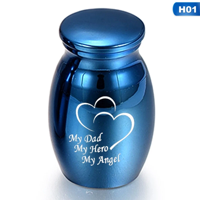 

Blue Ashes Jar-bottle Container 9 Styles About 25*16mm 1pc Ultra-small Mini Ashes Storage Bottle 2021 New 1pc Hot