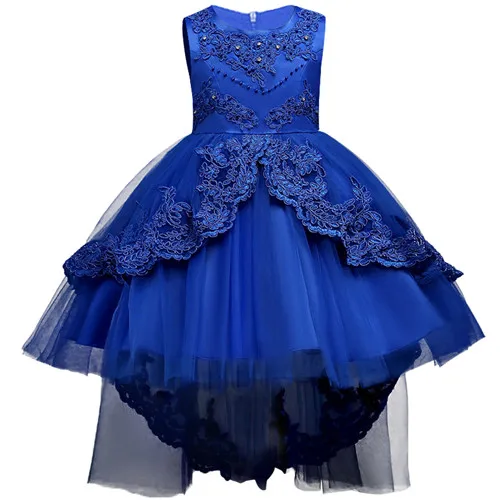 2019 Spring Flower Wedding Dress For Girl Kids Children Clothing Princess Dresses Girls Party Elegant 4 10 12 Years | Детская одежда и