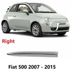 Хромированные молдинги для переднего и правого бампера автомобиля Fiat 500 2007-2015 735455042