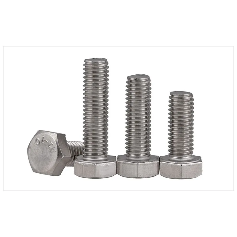 

Hexagon Head Screws Outer Hex Bolt Threaded External Hex Head Cap Screw Bolt Lengthen the whole tooth 304 Stainless Steel