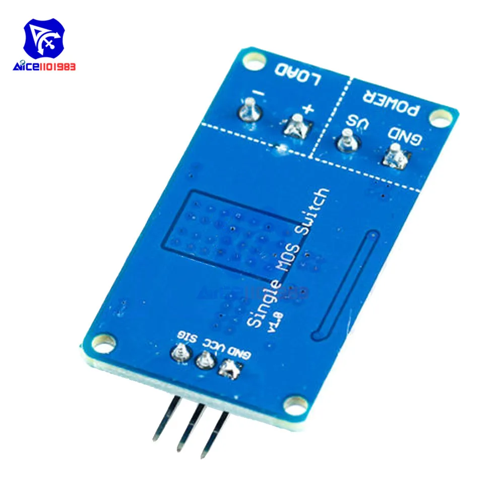 Модуль переключателя MOSFET с высоким током постоянный ток, электродвигатель вентилятора драйвер светодиодной ленты для Arduino