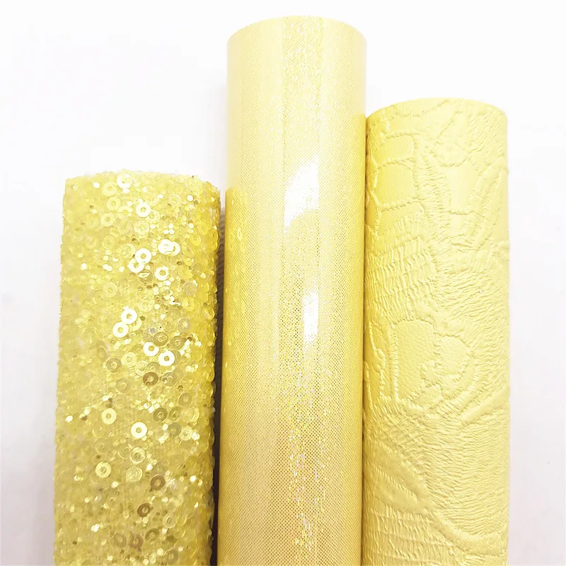 3 шт./компл. желтая блестящая виниловая ткань с цветами из тисненой искусственной кожи для бантов, серьги «сделай сам» 21x29 см Q068 3 шт./компл. желтая блестящая виниловая ткань с цветами из тисненой искусственной кожи для бантов, серьги «сделай сам» 21x29 см Q068