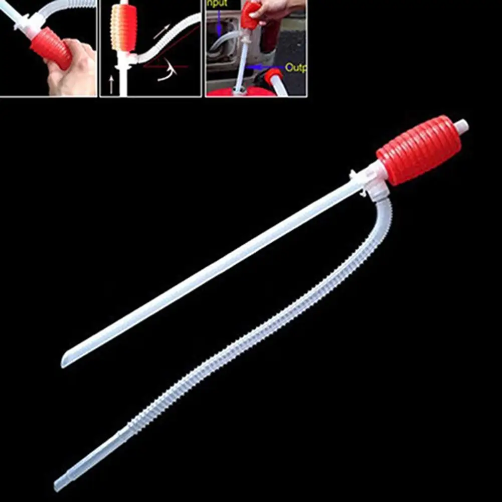 

Siphon Pump Hand Manual Gas Transfer Oil Liquid Plastic Syphon Transfer Pump for Car