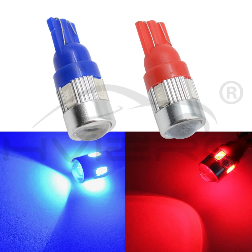 2Psc Ксенон белого и синего цвета красный зеленый 6 SMD 5630 Поворотная сигнальная