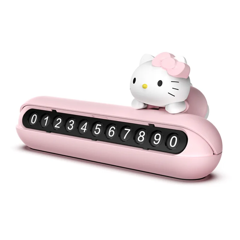 

New Car Styling Hidden Telephone Temporary Parking With Phone Number Stop Sign Card Auto Accessories Stickers For Car