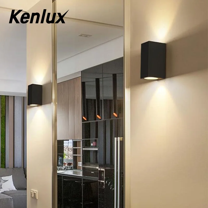 Светодиодный настенный светильник для улицы водонепроницаемый современный