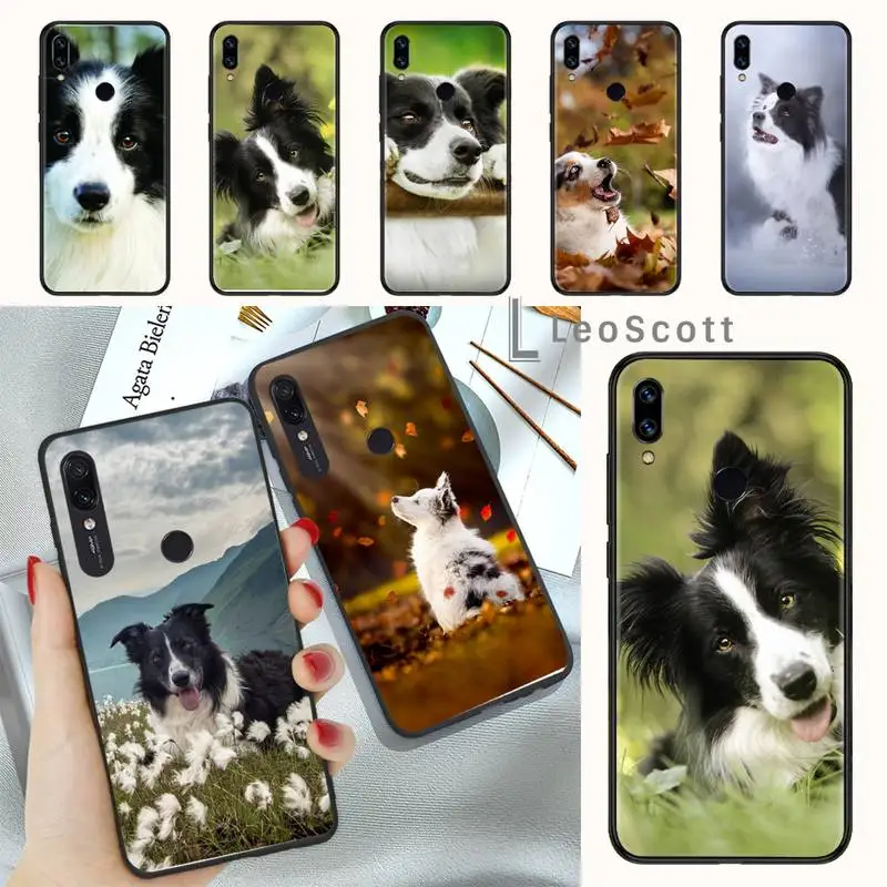 

Border Collie Dog Breed Phone Case For Xiaomi mi Redmi note 7 8t 9 9t 9s 8 10 10t 11 pro lite K20 max 3