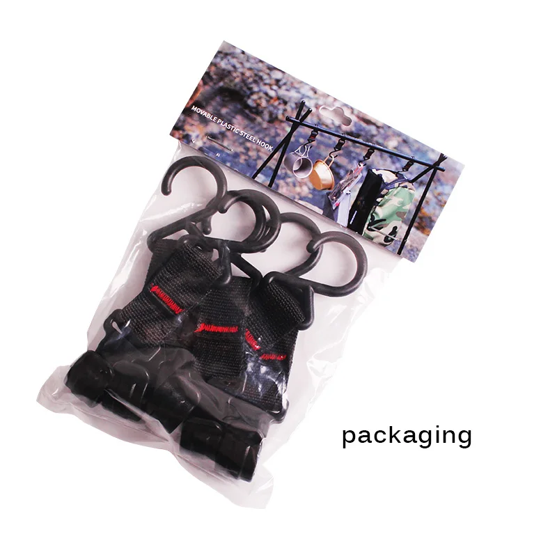 5Pcs Outdoor Camping Hook Strap Buckle S-Shaped Hanger Crossbar Tent Pole | Спорт и развлечения