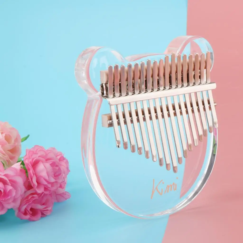 

Kalimba 17 Keys Thumb Piano With Learning Instructions, Tuning Hammer And
