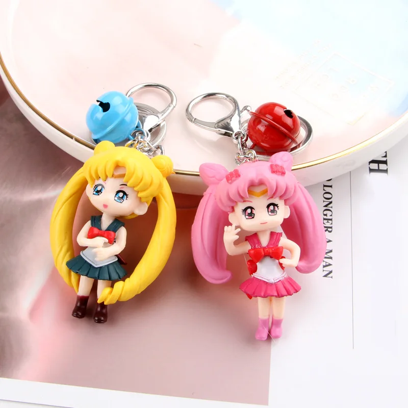 Мультфильм Аниме моряк брелок луна женский колокольчик кукла рюкзак кулон