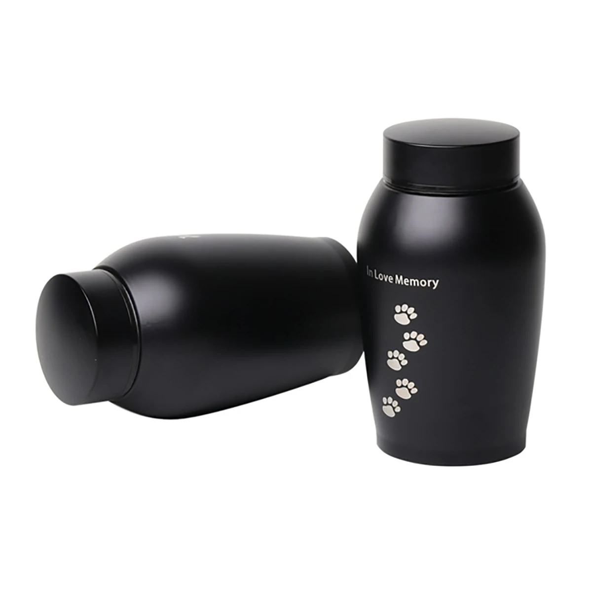 

Черные/золотые урны из нержавеющей стали для домашних животных, собак, кошек, птиц, мышь