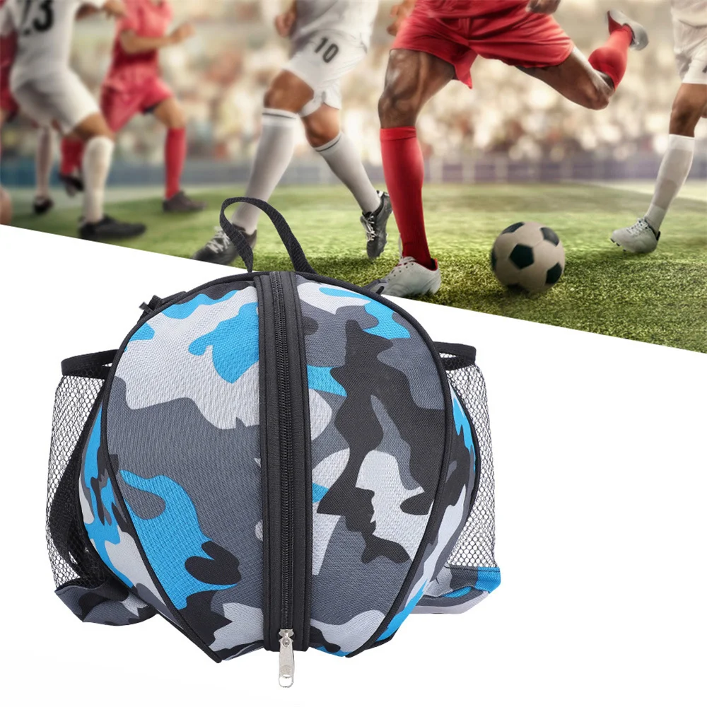 Портативная спортивная сумка через плечо для баскетбола, футбола, волейбола, рюкзак для хранения, сумка круглой формы, Наплечные лямки