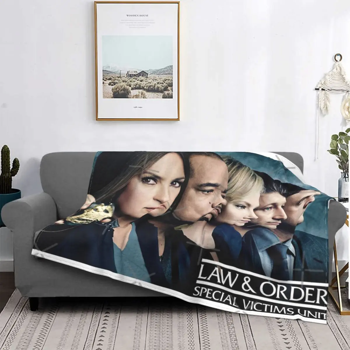 

Law & Order-Manta de equipo Svu, colcha a cuadros para cama, manta de muselina para pícnic, fundas para cama de invierno