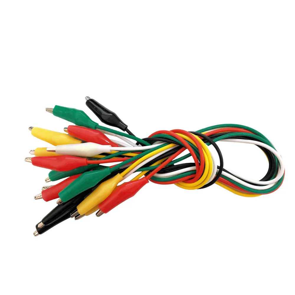

10Pcs Alligator Clips Crocodile Clip Jumper Wire Sensor Connector Cable Starter kit for BBC Micro:bit Microbit V2 Breakout Set