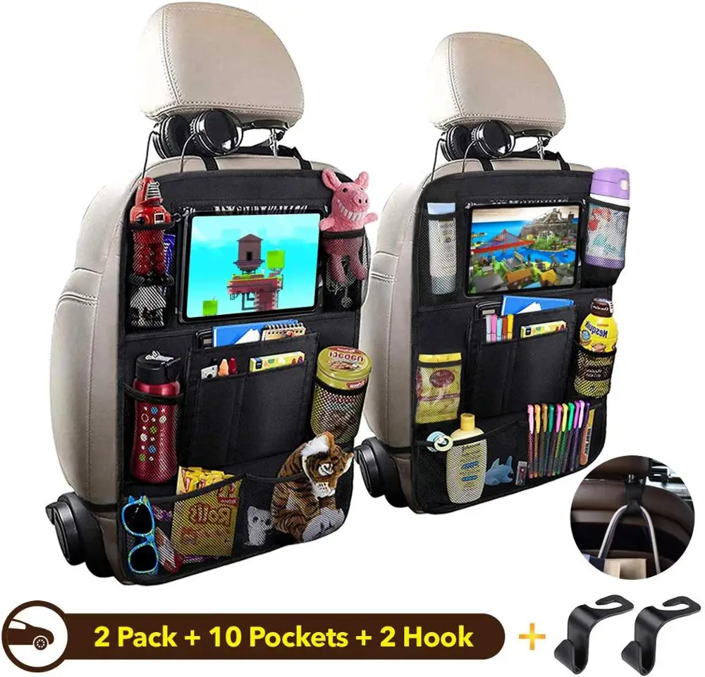 Органайзер на заднее сиденье автомобиля защитные коврики 10 дюймов держатель для