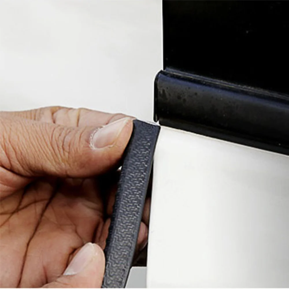 

1PC 5M Universal Car Door Edge Scratch Protector Sealing Guard Strip Automobile Door Stickers Black