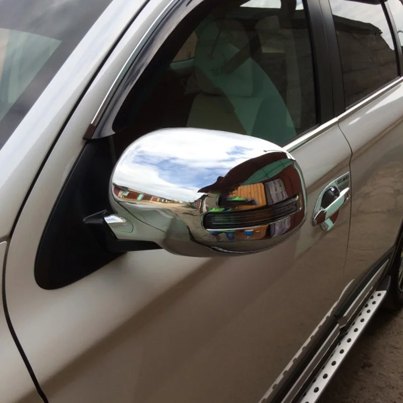 

for Mitsubishi Outlander 2013- Abs Chrome Car Rear View Rearview Side Mirror Cover Trim