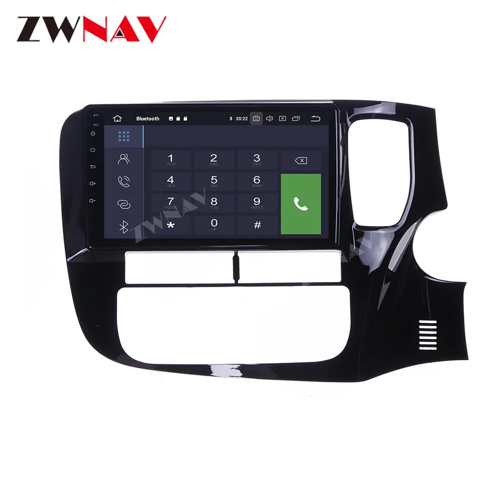 Android 10 с DSP Carplay IPS экраном для Mitsubishi Outlander 2014 - 2019 RDS автомобильный радиоприемник