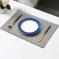1 pc simple leather placemat waterproof oil proof home kitchen heat insulation coaster anti scalding table mat