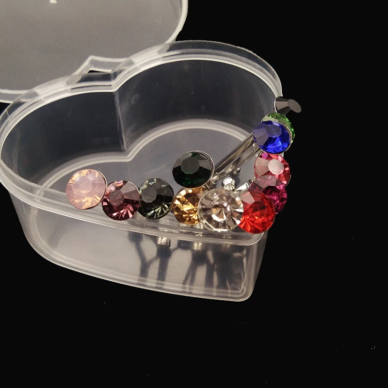 Новый Цвет Фул с украшением в виде кристаллов Стразы Броши для хиджаба женские